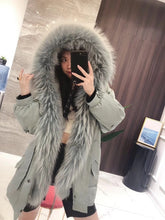 Load image into Gallery viewer, OFTBUY 2019 Real Fur Coat Women Winter Jacket Real Fox Fur Parka Outwear Thick Warm Rex Rabbit Fur Liner Streetwear Fashion New