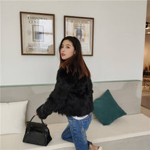 Load image into Gallery viewer, OFTBUY 2019 Real Wool Fur Coat Winter Jacket Women Genuine Sheep Leather Thick Warm Outerwear New Fashion Streetwear Luxury